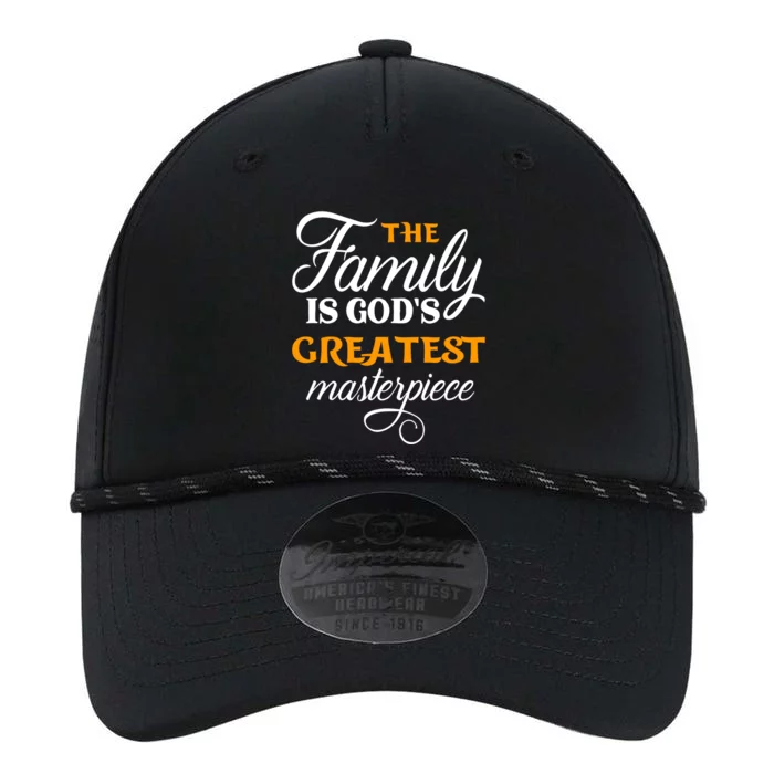 The Family Is God's Greatest Masterpiece Christian Jesus God Gift Performance The Dyno Cap