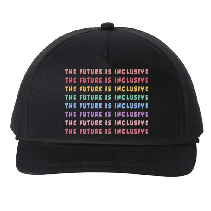 The Future Is Inclusive Special Education Teacher Snapback Five-Panel Rope Hat