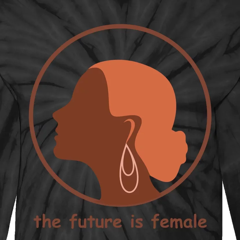 The Future Is Female Tie-Dye Long Sleeve Shirt