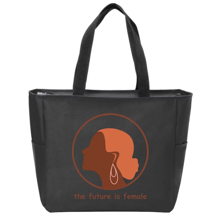 The Future Is Female Zip Tote Bag