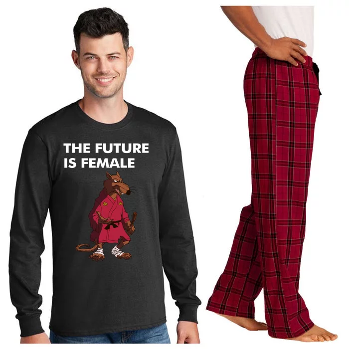 The Future Is Female Splinter Long Sleeve Pajama Set