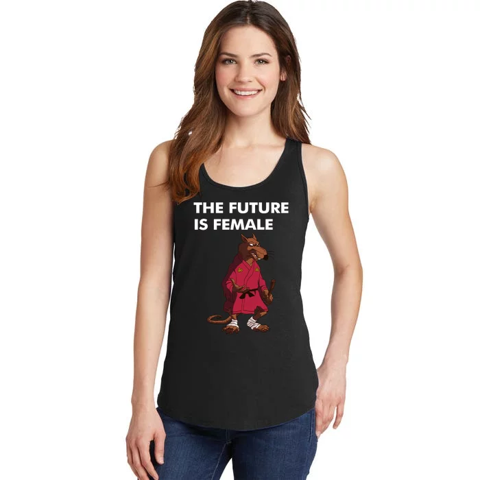 The Future Is Female Splinter Ladies Essential Tank