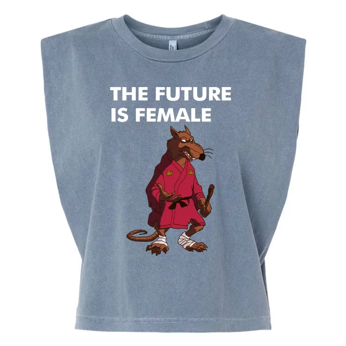 The Future Is Female Splinter Garment-Dyed Women's Muscle Tee