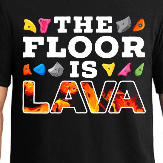 The Floor Is Lava Climbing Gift Pajama Set