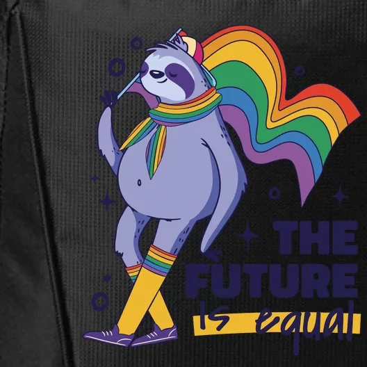 The Future Is Equal Sloth Pride City Backpack