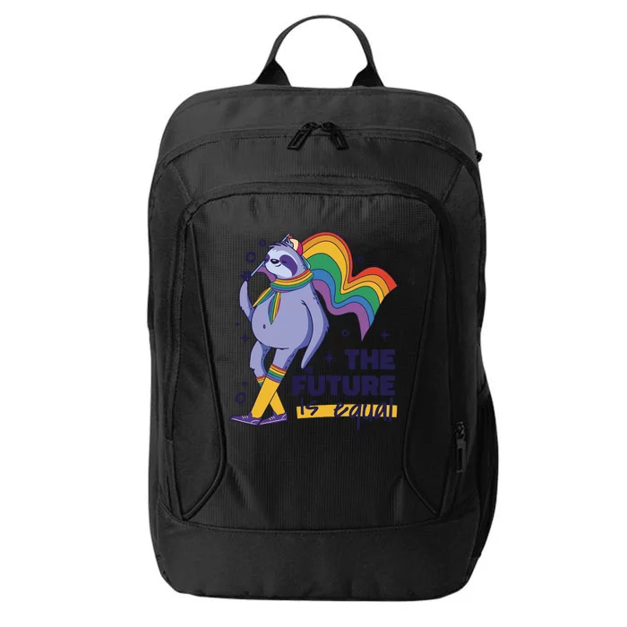 The Future Is Equal Sloth Pride City Backpack