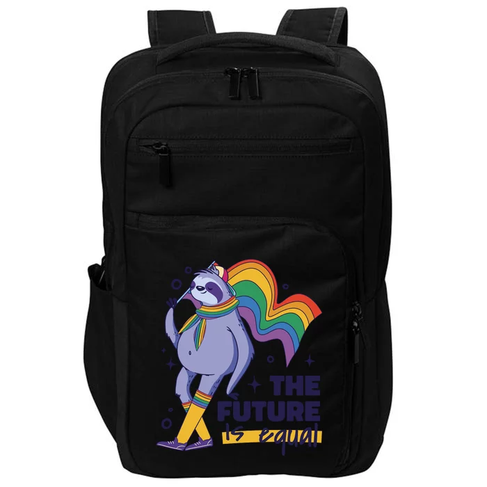 The Future Is Equal Sloth Pride Impact Tech Backpack