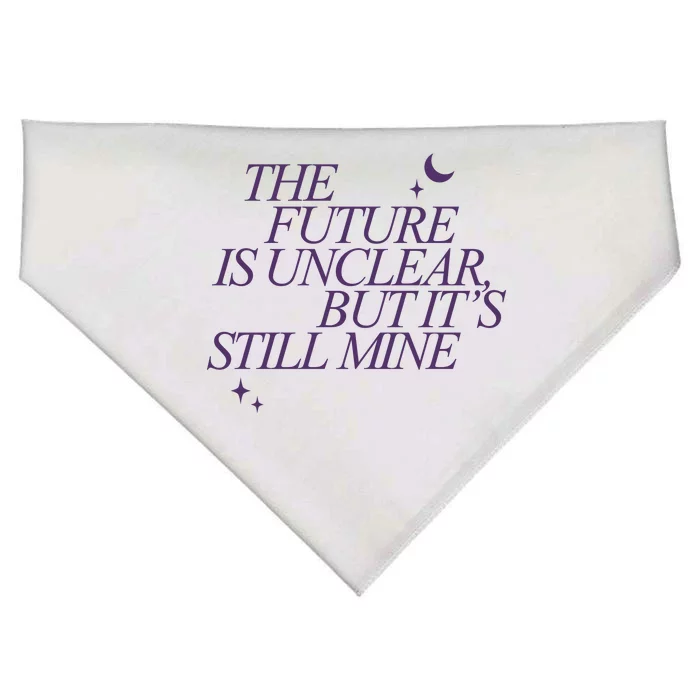 The Future Is Unclear But Its Still Mine Cute USA-Made Doggie Bandana