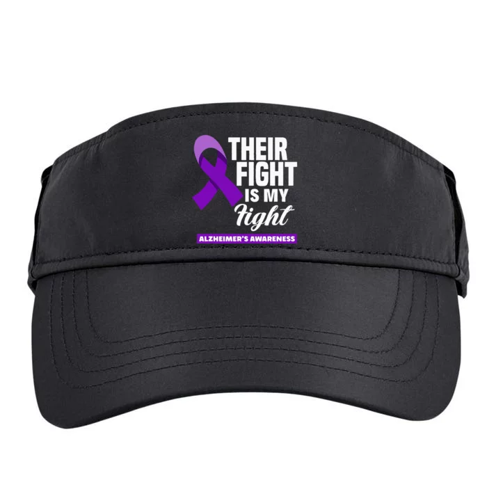 Their Fight Is My Fight Dementia Alzheimers Awareness Adult Drive Performance Visor