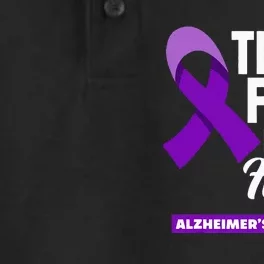 Their Fight Is My Fight Dementia Alzheimers Awareness Dry Zone Grid Performance Polo