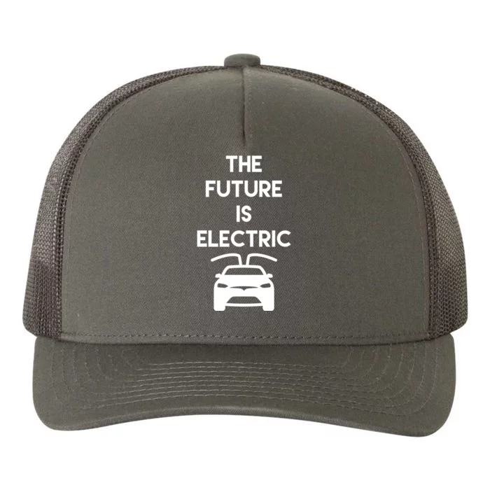 The Future Is Electric Car Yupoong Adult 5-Panel Trucker Hat