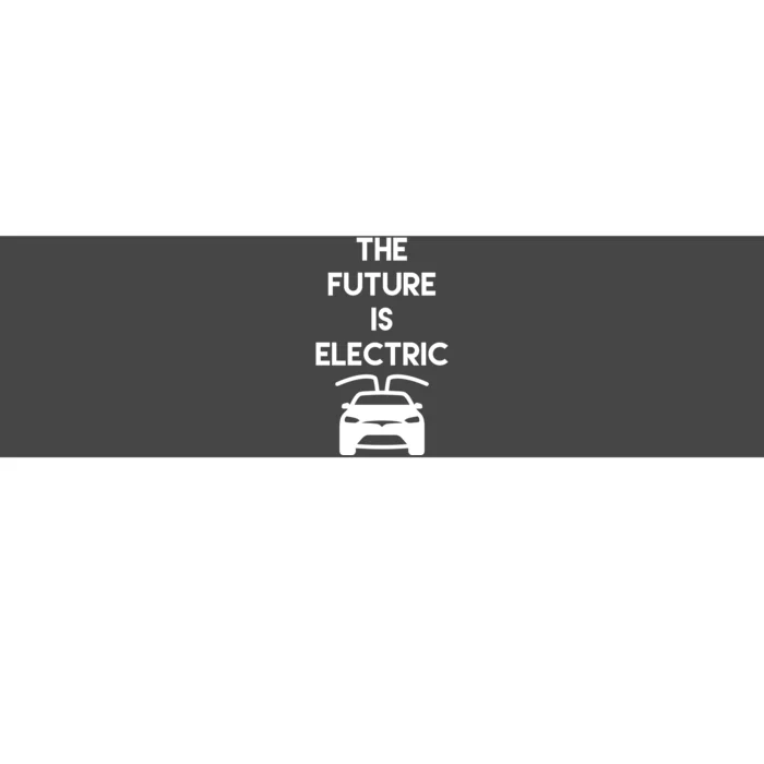 The Future Is Electric Car Bumper Sticker