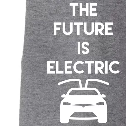 The Future Is Electric Car Doggie 3-End Fleece Hoodie