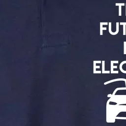 The Future Is Electric Car Softstyle Adult Sport Polo