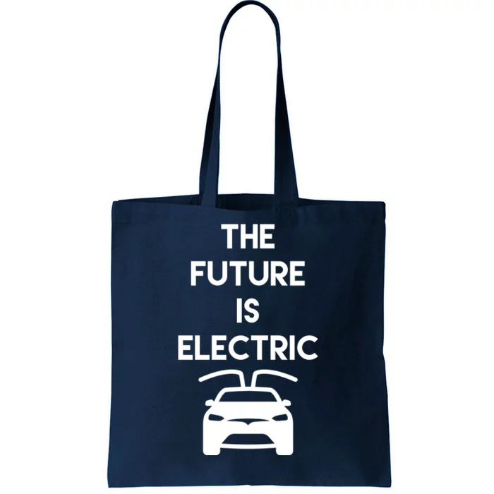 The Future Is Electric Car Tote Bag