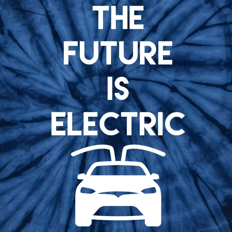 The Future Is Electric Car Tie-Dye T-Shirt