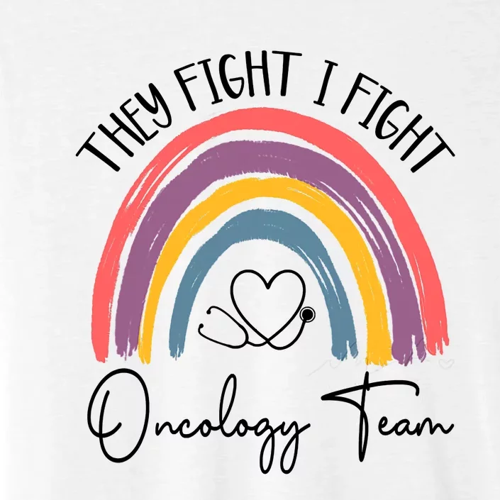 They Fight I Fight Oncology Team Boho Rainbow ChromaSoft Performance T-Shirt