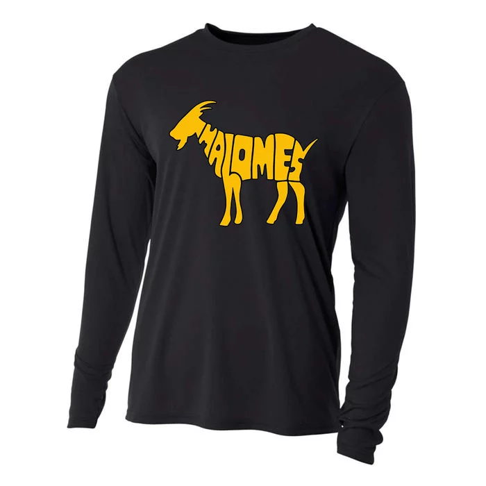 The Farm I Love Goats & Chickens Cooling Performance Long Sleeve Crew