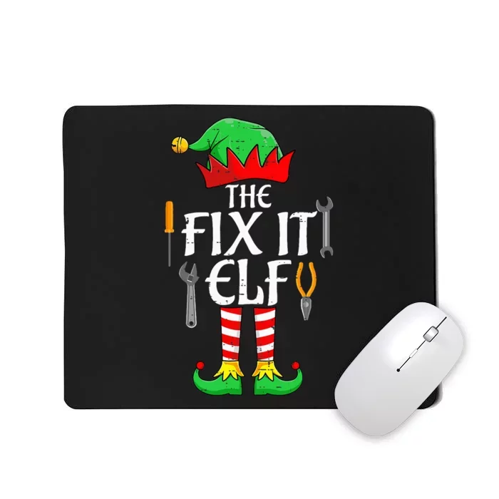 The Fix It Elf Christmas Family Matching Mousepad