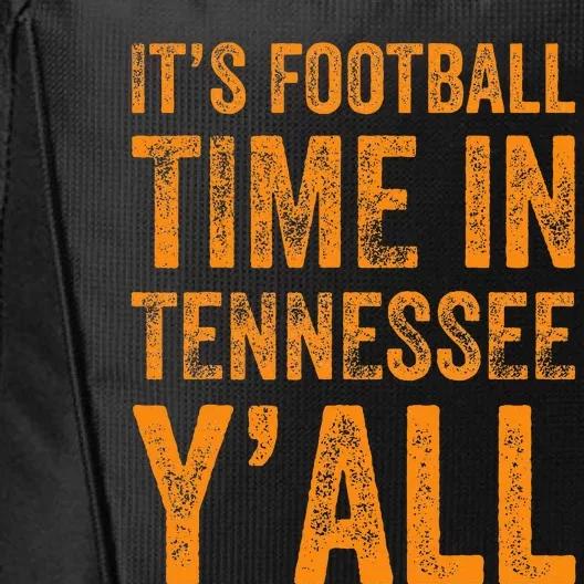 Tennessee Football ItS Football Time In Tennessee Yall Vol City Backpack