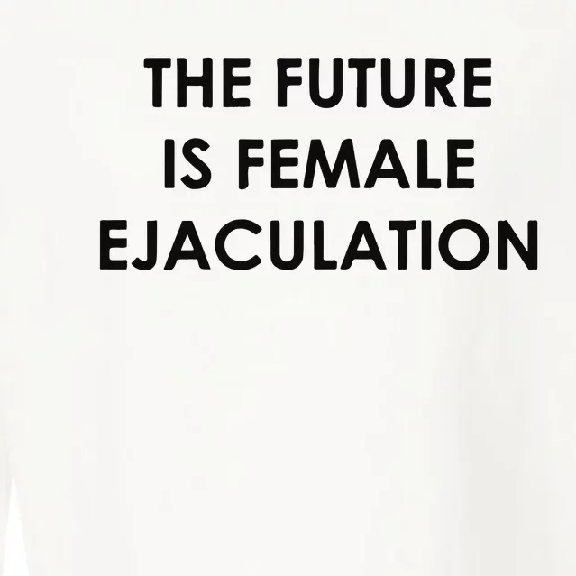 The Future Is Female Ejaculation Cropped Pullover Crew