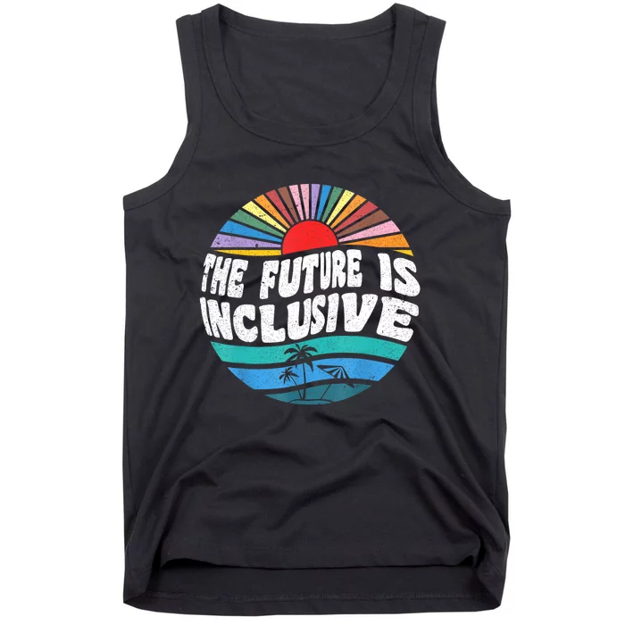 The Future Is Inclusive Retro Vintage Tank Top