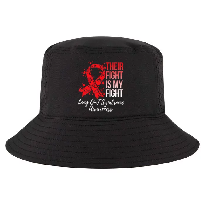 Their Fight Is My Fight Long Qt Syndrome Awareness Cool Comfort Performance Bucket Hat