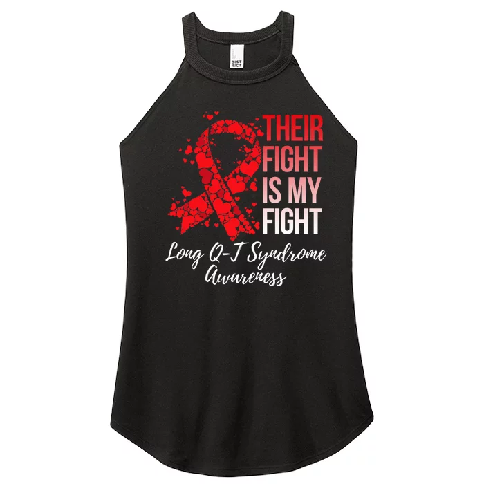 Their Fight Is My Fight Long Qt Syndrome Awareness Women’s Perfect Tri Rocker Tank