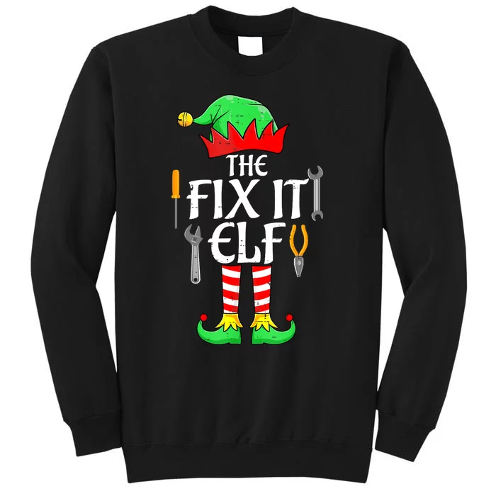 The Fix It Elf Christmas Family Matching Tall Sweatshirt