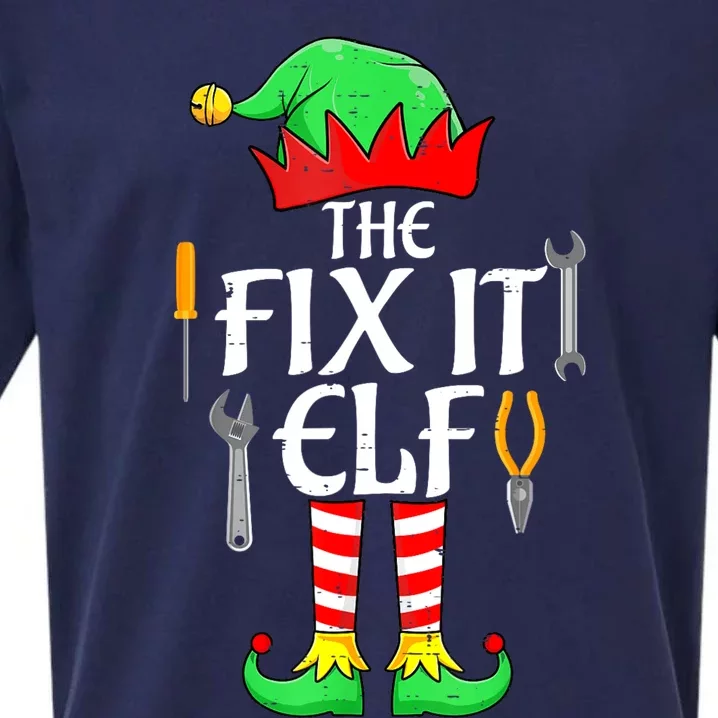 The Fix It Elf Christmas Family Matching Sueded Cloud Jersey T-Shirt