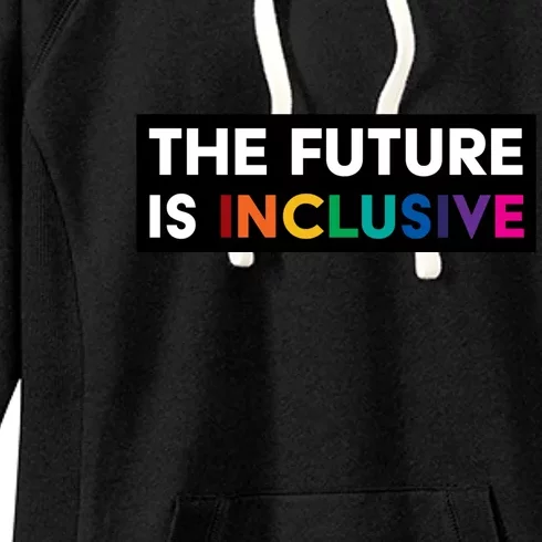 The Future Is Inclusive Disability Awareness Women's Fleece Hoodie