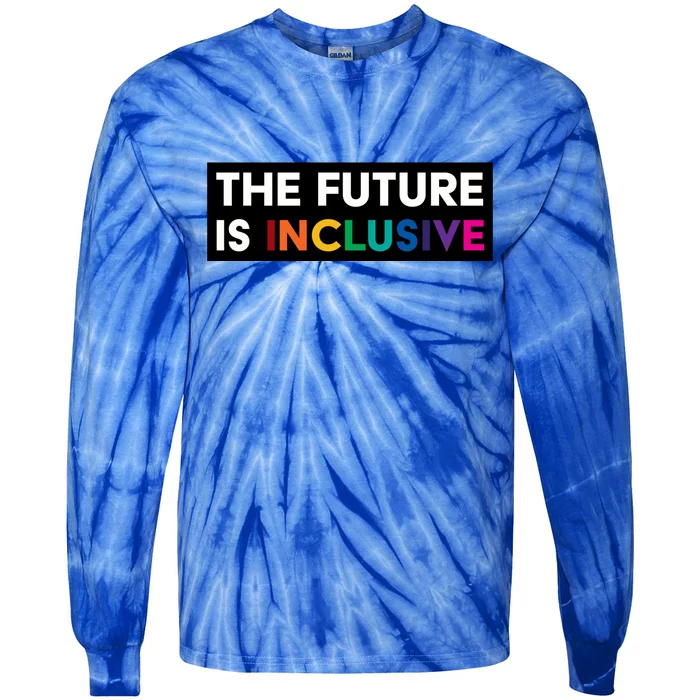 The Future Is Inclusive Disability Awareness Tie-Dye Long Sleeve Shirt