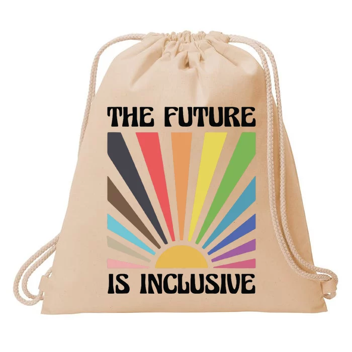 The Future Is Inclusive Drawstring Bag