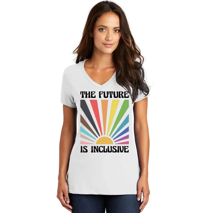 The Future Is Inclusive Women's V-Neck T-Shirt