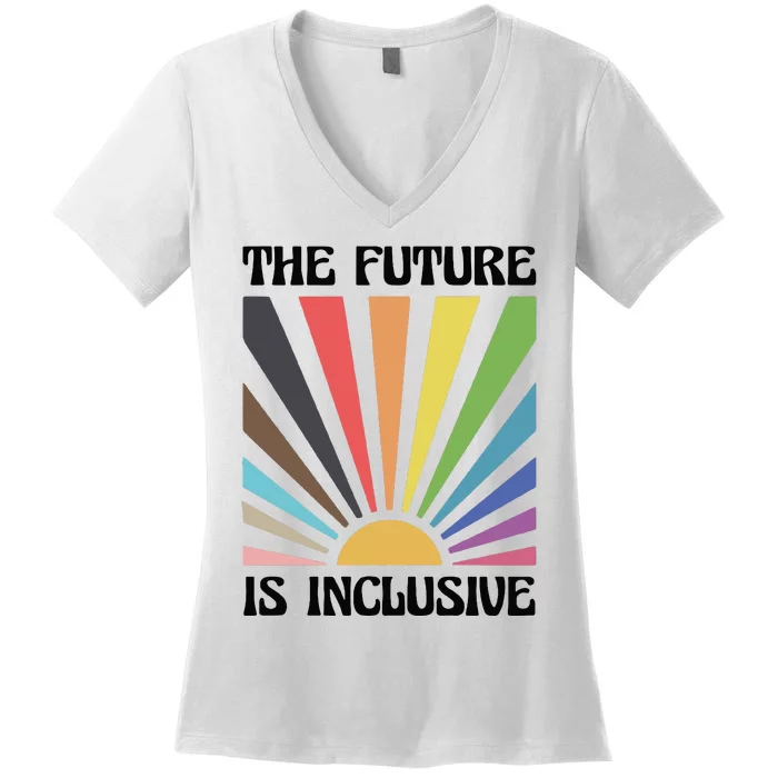 The Future Is Inclusive Women's V-Neck T-Shirt