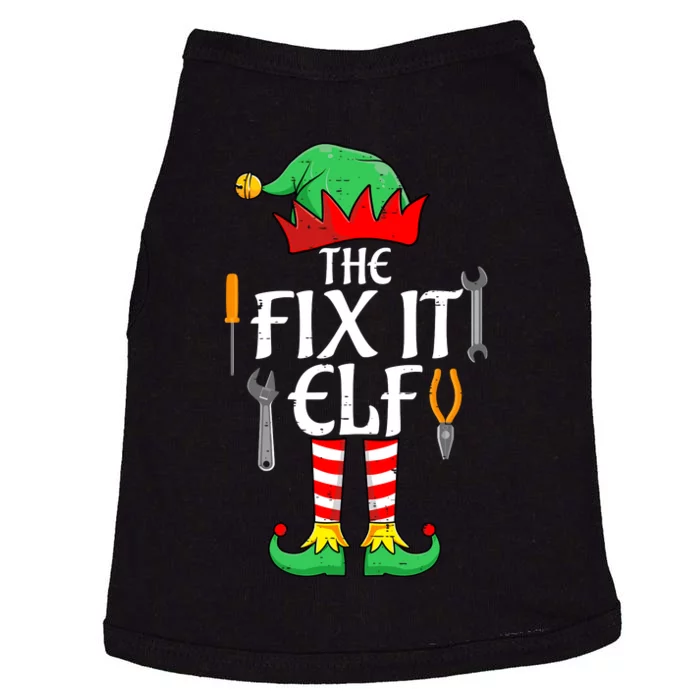 The Fix It Elf Christmas Family Matching Doggie Tank