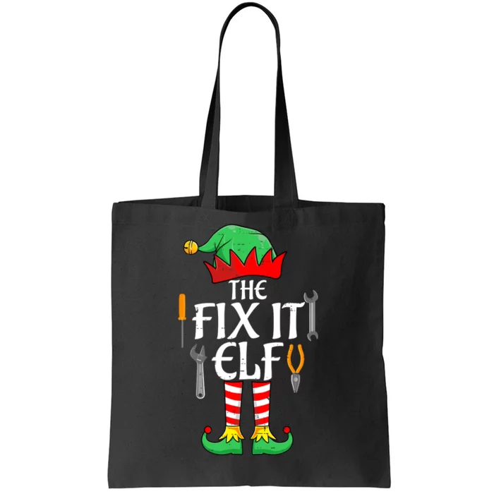 The Fix It Elf Christmas Family Matching Tote Bag