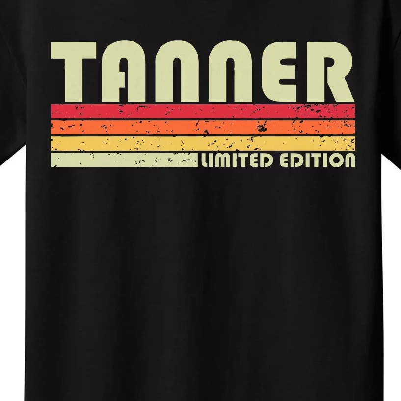 Tanner Funny Job Title Profession Birthday Worker Idea Kids T-Shirt