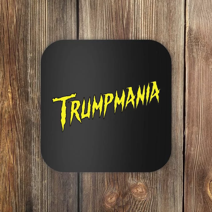 Trumpmania Funny Joke Humour Design Coaster