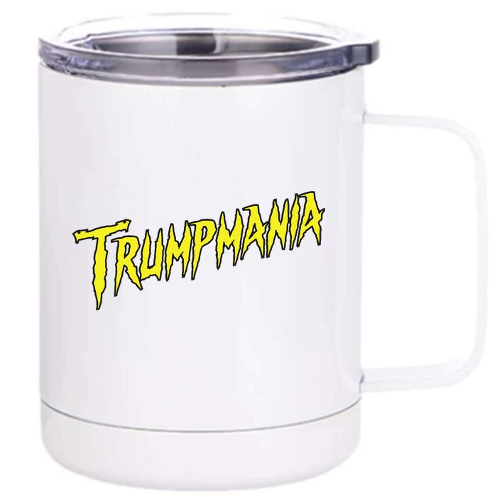 Trumpmania Funny Joke Humour Design Front & Back 12oz Stainless Steel Tumbler Cup