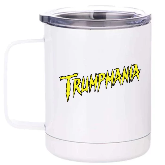 Trumpmania Funny Joke Humour Design Front & Back 12oz Stainless Steel Tumbler Cup