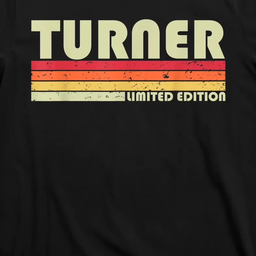 TURNER Funny Job Title Profession Birthday Worker Idea T-Shirt