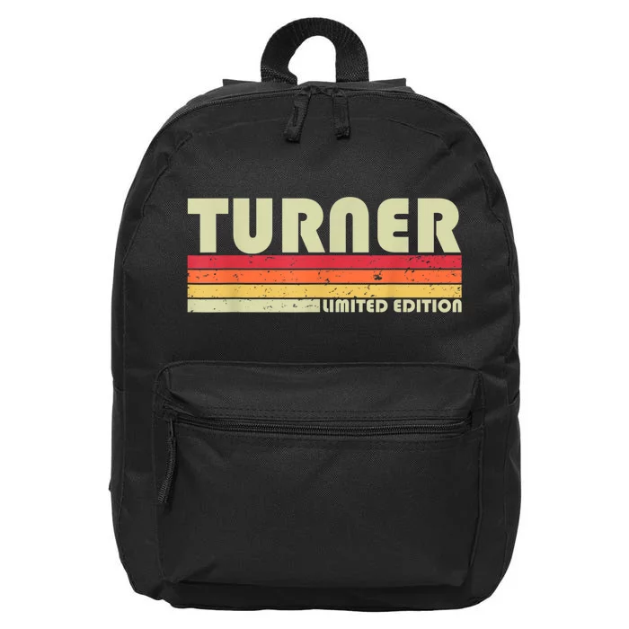 TURNER Funny Job Title Profession Birthday Worker Idea 16 in Basic Backpack