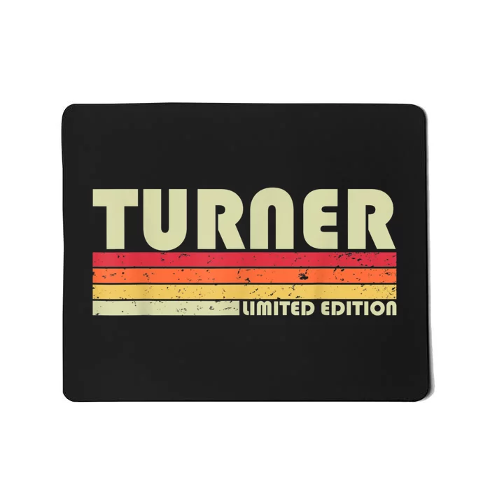 TURNER Funny Job Title Profession Birthday Worker Idea Mousepad