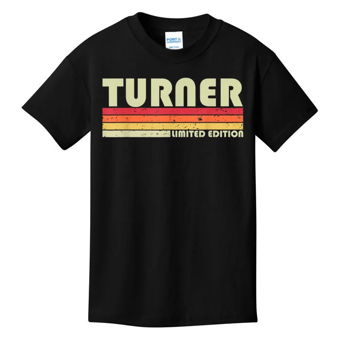 TURNER Funny Job Title Profession Birthday Worker Idea Kids T-Shirt