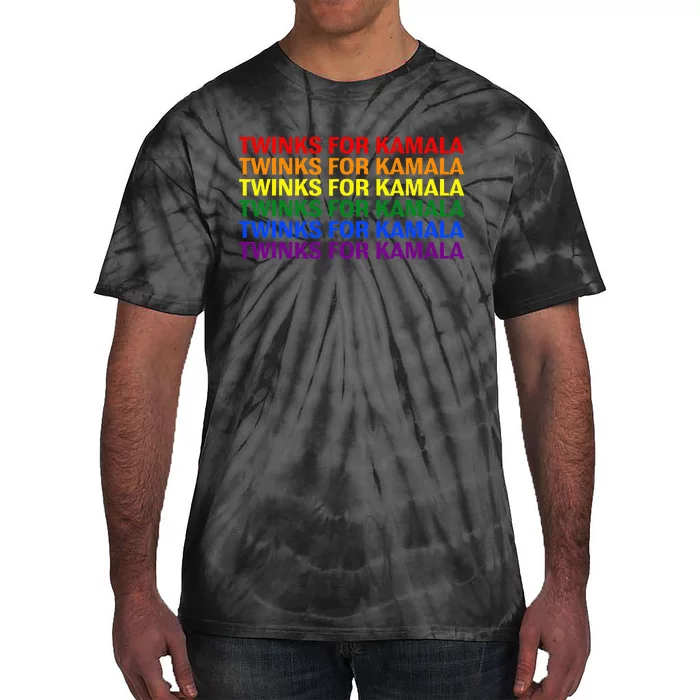 Twinks For Kamala Harris Lgbtq Pride Gay Lesbian Rights Tie-Dye T-Shirt