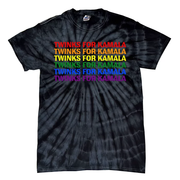 Twinks For Kamala Harris Lgbtq Pride Gay Lesbian Rights Tie-Dye T-Shirt