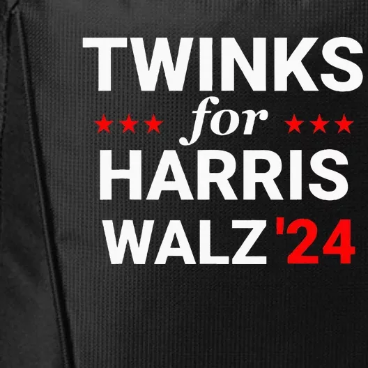 Twinks For Kamala Harris Tim Waltz 2024 City Backpack