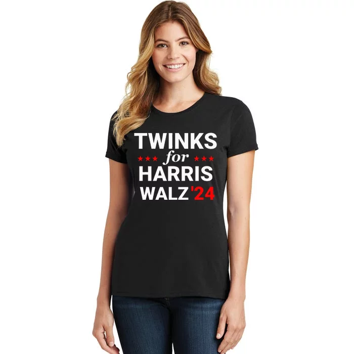 Twinks For Kamala Harris Tim Waltz 2024 Women's T-Shirt