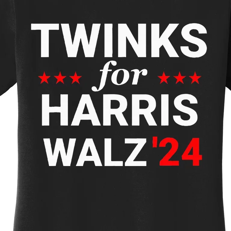 Twinks For Kamala Harris Tim Waltz 2024 Women's T-Shirt